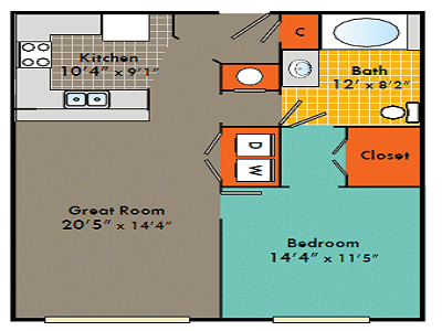 One Bedroom Apartment